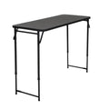 20¡± x 48¡± Adjustable Height PVC Top Table, Black