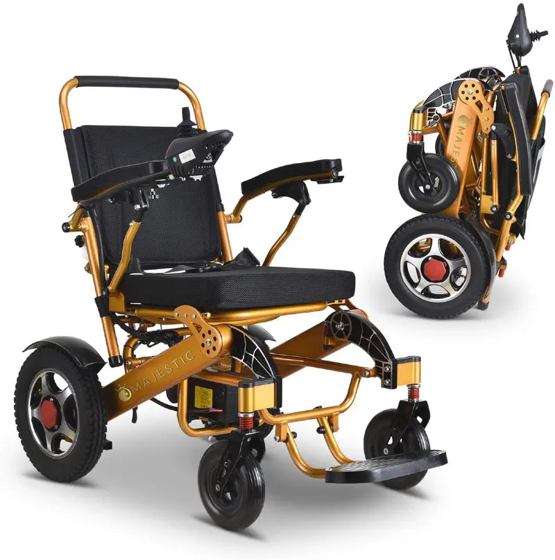 2020 Lightweight Foldable Electric Wheelchair for Travel ¡ª Aviation-Safe, Wide-Seat Motorized Mobility Scooter