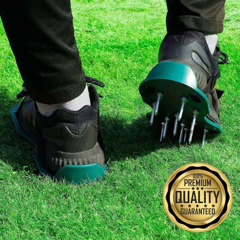 2023 Spike Aerator Shoes for Lawn Care ¨C Adjustable Strap Grass Aerating Footwear