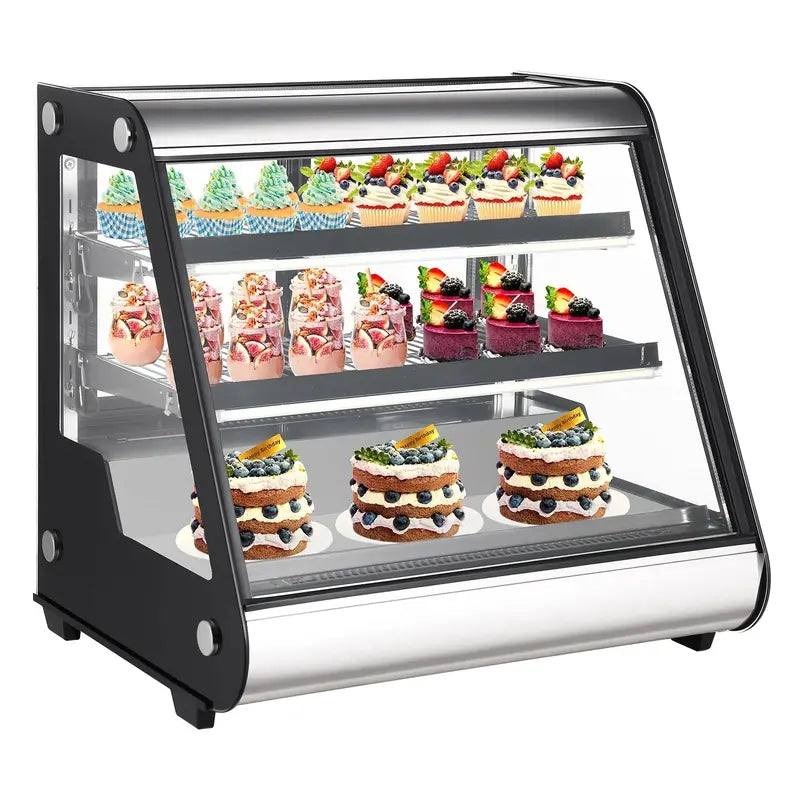 2025 Commercial Countertop Display Refrigerator ¨C 130L Auto-Defrost with LED Lighting
