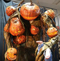 2025 Halloween Decor: Giant Pumpkin Monster with Animated Child Figure