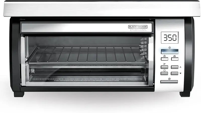 2025 Spacemaker Under-Counter Toaster Oven ¨C Black &amp; Stainless Steel Finish (Model TROS1000D)
