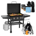 2080 XL Griddle with Hood ¨C 3-Burner Outdoor Flat Top Grill, Includes Accessories &amp; Seasoning Kit