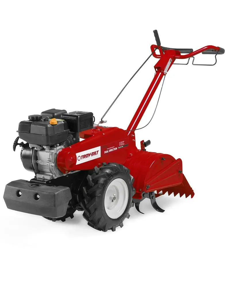 208cc Rear-Tine Garden Tiller ¨C OHV Gas Engine with Forward &amp; Counter-Rotating Tilling Modes