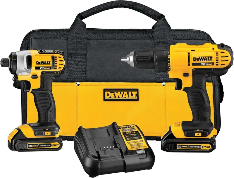 20V MAX Cordless Drill and Impact Driver Combo ¨C 2-Battery Power Tool Set with Charger