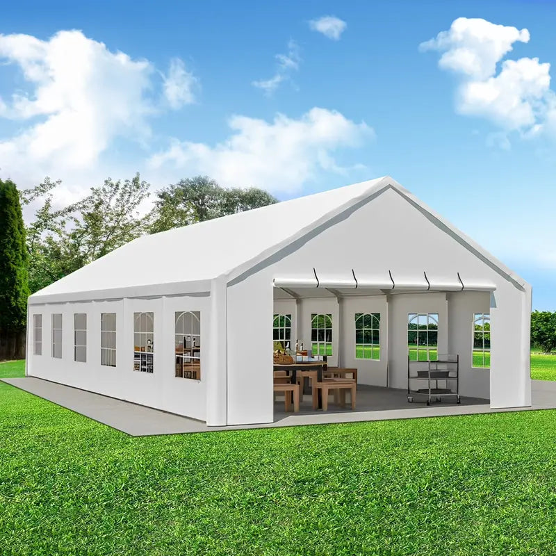 20×40 FT Commercial-Grade Party Tent ¨C Waterproof, Removable Sidewalls, Zipper Door, Includes 3 Storage Bags