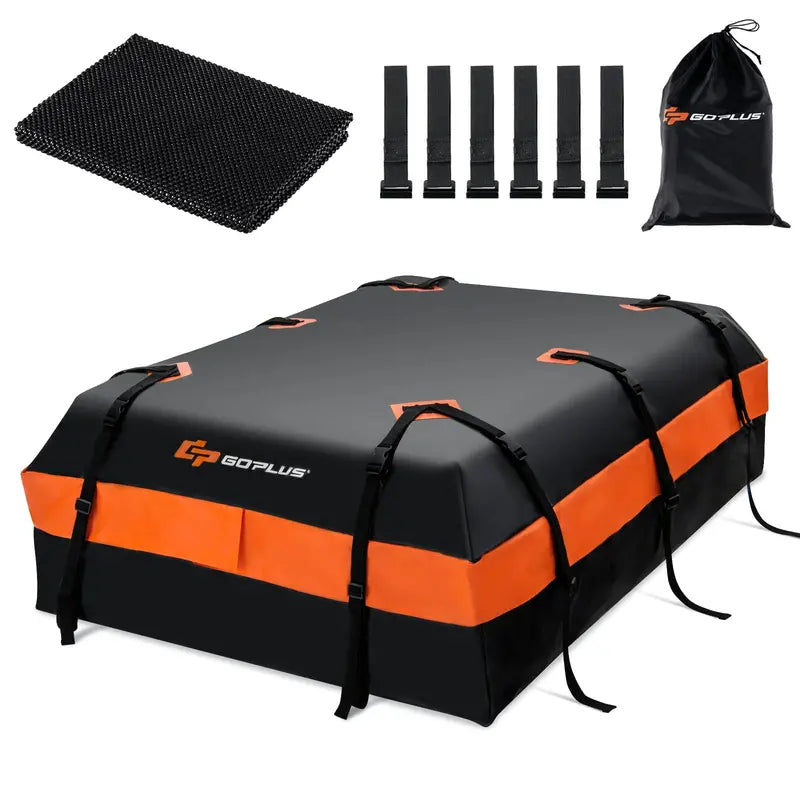 21-Cubic-Foot Rooftop Cargo Carrier Bag ¨C Fully Waterproof Soft Roof Bag for All Vehicles