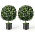 22-Inch Artificial Boxwood Topiary Ball ¨C Lifelike Outdoor or Indoor Decor