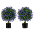22-Inch Artificial Wisteria Topiary Ball Tree ¨C Vibrant Faux Floral Display with Realistic Branching