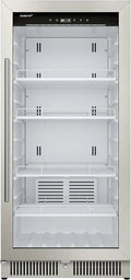 22-Inch Commercial Beverage Cooler ¨C 10.1 Cu. Ft., Stainless Steel, Reversible Door, Temp Alert