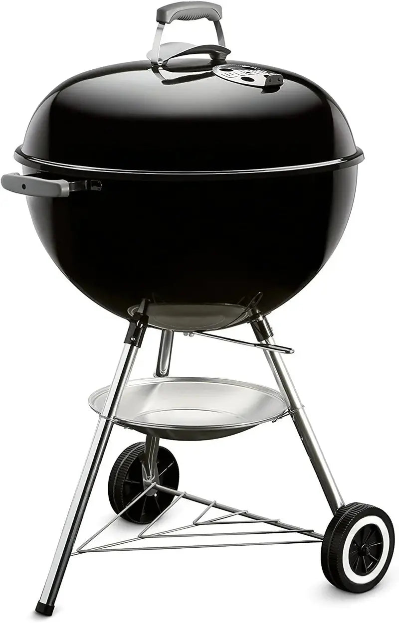 22-Inch Premium Charcoal Grill with Enhanced Heat Retention and Ventilation