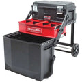 22-Inch Single-Drawer Lockable Tool Box ¨C Black Powder-Coated Steel with Casters
