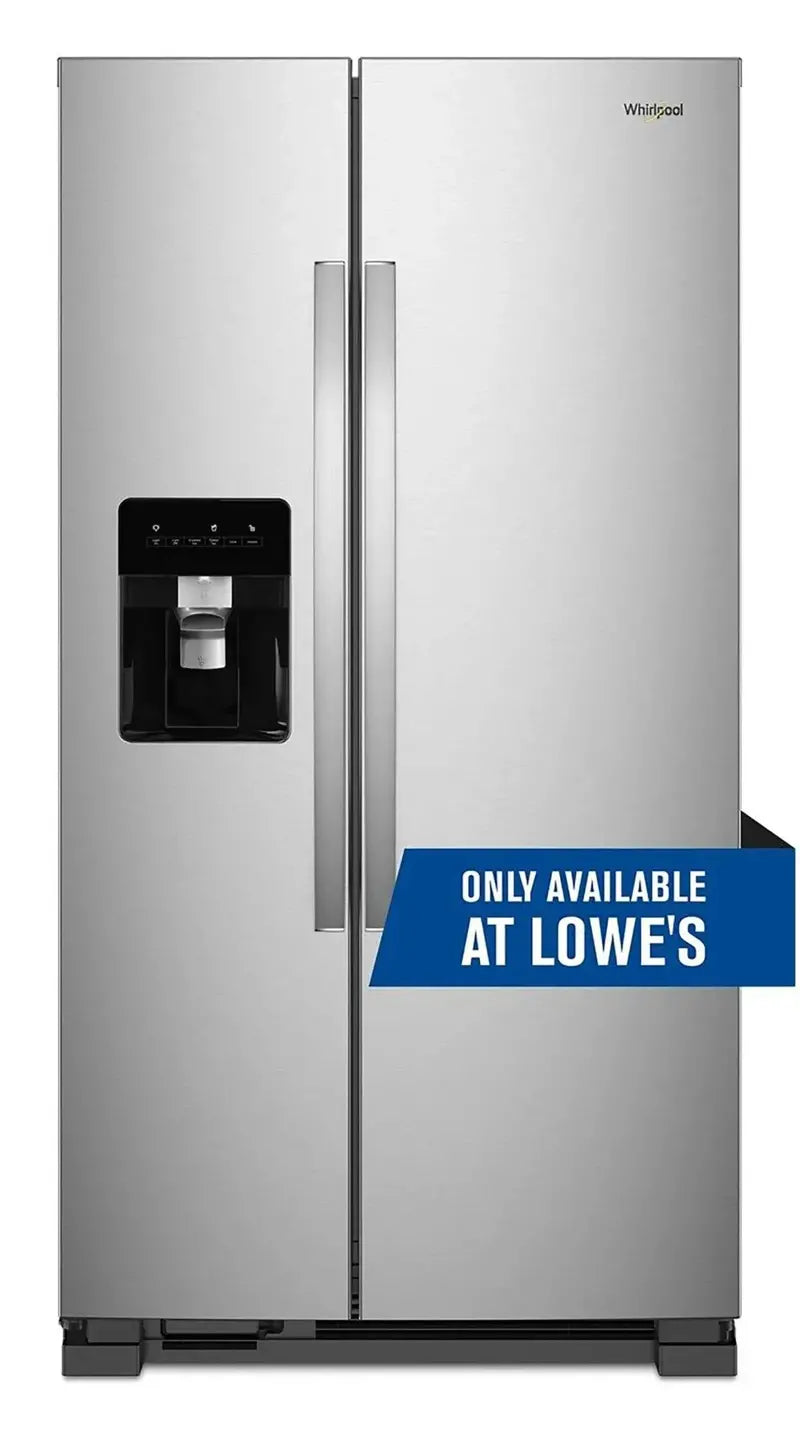 24 cu ft Stainless Steel Side-by-Side Refrigerator ¨C 36-inch Wide Energy-Efficient Fridge