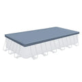 24-Foot Heavy-Duty Rectangular Pool Cover for Oasis &amp; Activity Pools ¨C Gray