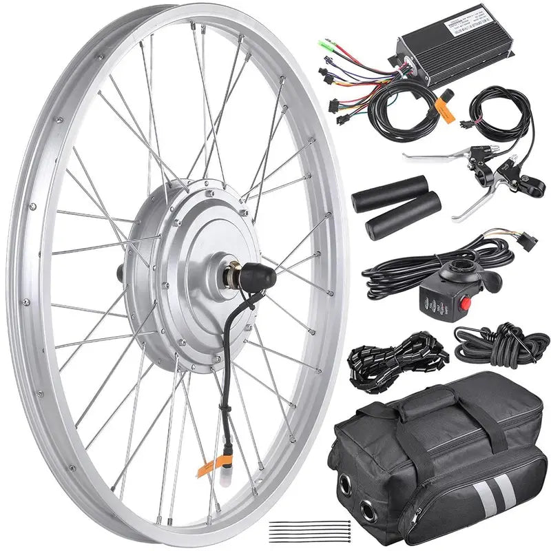 24-Inch Front Hub Motor E-Bike Conversion Kit ¨C 36V, 750W Brushless Drive System