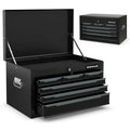 24-Inch Steel Tool Chest ¨C 6-Drawer Heavy-Duty Toolbox with Top Lid Storage &amp; Automatic Lock System