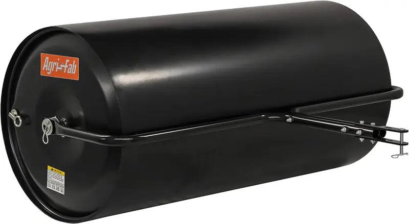 24″ x 48″ Steel Lawn Roller ¨C Durable Black Powder-Coated Roller for Seeding, Sodding &amp; Lawn Smoothing
