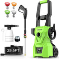 2400 PSI Electric Pressure Washer ¨C Foam Cannon, 4 Quick-Connect Nozzles &amp; 2.4 GPM for Driveways, Decks &amp; Vehicles