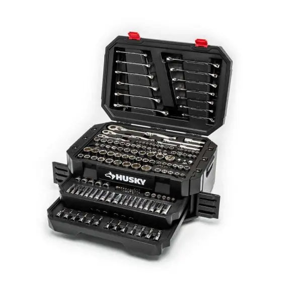 244-Piece 72-Tooth Ratchet Mechanics Tool Set with Storage Chest ¡ª 1/4″, 3/8″, and 1/2″ Drives