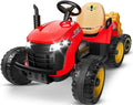 24V Ride-On Tractor for Kids ¨C Tilting Trailer, Dual 65W Motors, EVA Tires, Remote Control