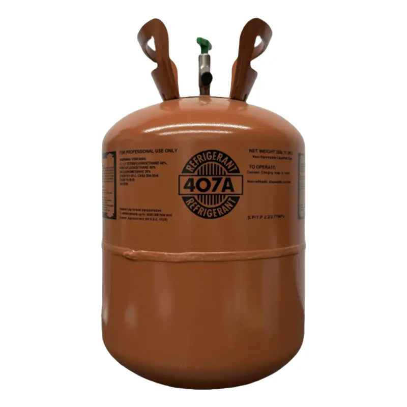 25 lb R-407A Refrigerant Gas Cylinder for Commercial Cooling Applications