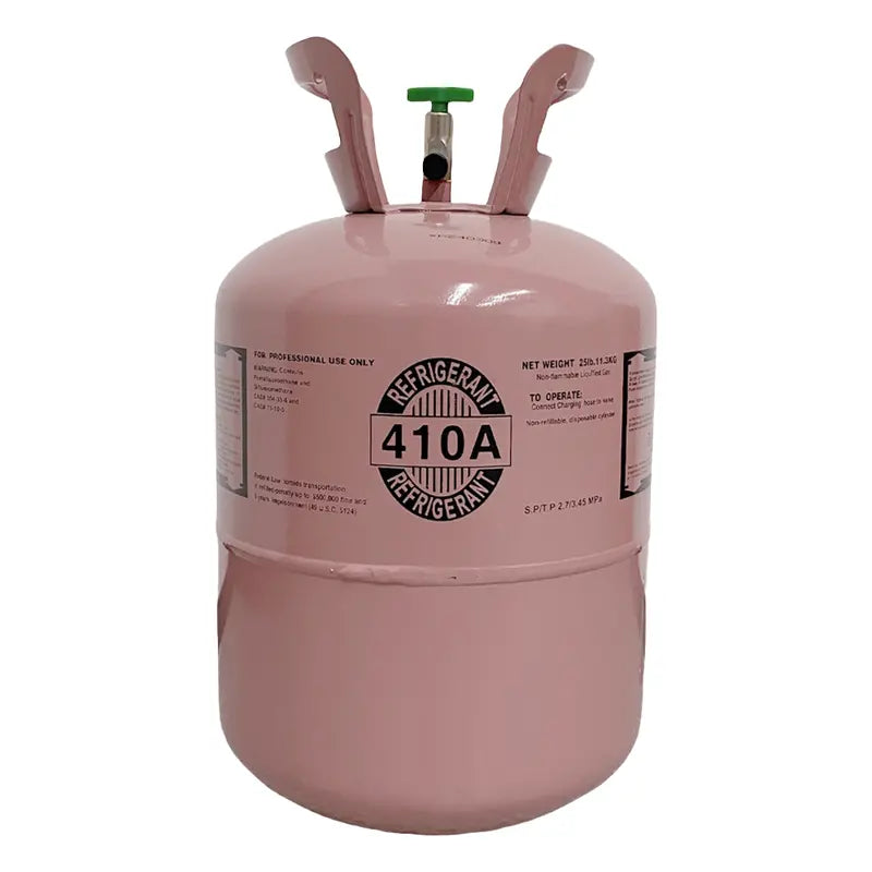 25 lb R410A Refrigerant Gas Canister for Air Conditioning &amp; Heat Pump Systems