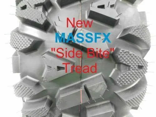 25″ MASSFX ATV/UTV Tire Set ¨C Complete 4-Piece Kit: 25¡Á8-12 &amp; 25¡Á10-12 Bighorn Tires
