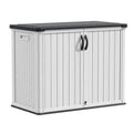 26-Cubic-Foot Lockable Water-Resistant Resin Outdoor Storage Cabinet