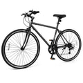 26-Inch Mountain Bike with 6-Speed Drivetrain and Front/Rear Dual Braking System