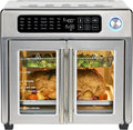 26-Quart Stainless Steel Air Fryer Toaster Oven Combo ¨C 25 Preset Functions, Digital Touchscreen &amp; 7 Accessories