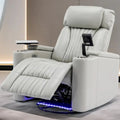 270-Degree Swivel Power Recliner ¨C Multifunctional Home Theater Seating