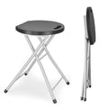 28-Inch Foldable Camping Stool with 330-Pound Weight Capacity