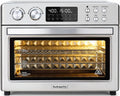 28-Quart 12-in-1 Air Fryer Toaster Oven ¨C Extra-Large Convection Countertop Oven with Rotisserie, 3-Tier Cooking, and 11-Inch Pizza Capacity