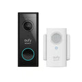 2K Wireless Wi-Fi Video Doorbell ¨C Smart Security Camera with Chime, Night Vision, and Mobile Alerts (Black)