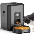 2L Compact Automatic Cat Feeder ¨C LCD Timer, Slow-Feed Mode &amp; Dry Food Dispenser for Small Pets