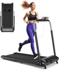 3.0 HP Compact Folding Treadmill ¨C Space-Saving Home Fitness Machine