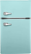 3.1 Cu. Ft. Retro-Style Mini Fridge with Top Freezer ¨C Cool Mint Finish