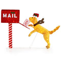 3.5-Foot Lighted Dachshund Mailbox Decoration for Holiday Displays