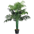 3.5-Foot Potted Artificial Palm Tree ¨C Indoor and Outdoor Decorative Plant