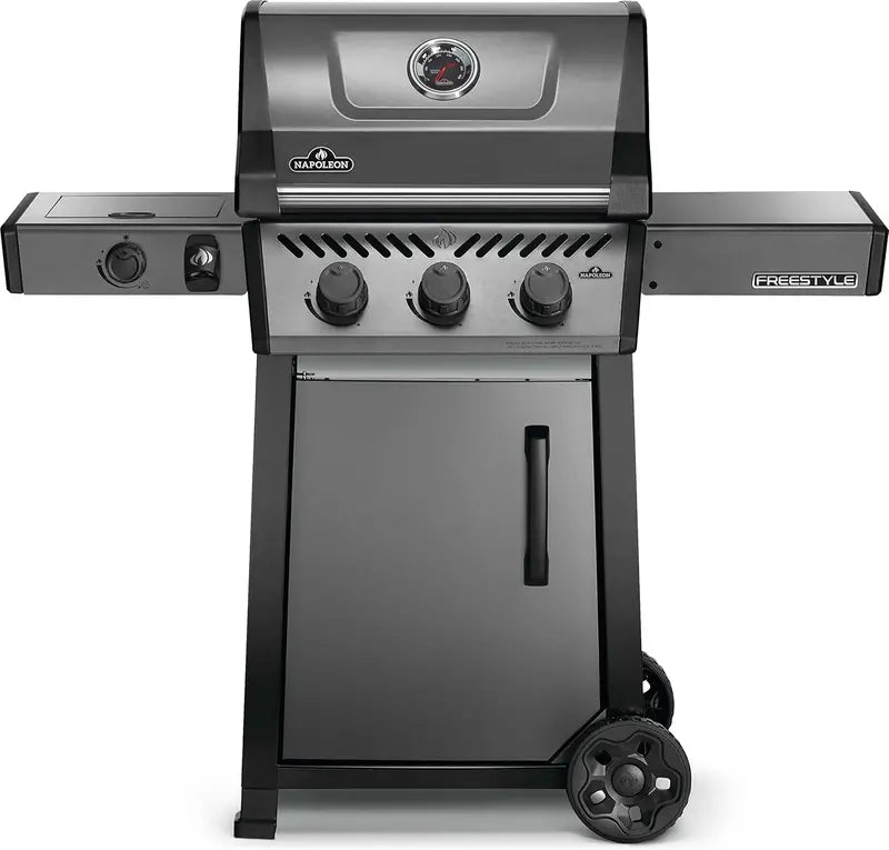3-Burner Gas Range with Side Burner ¨C Porcelain Enamel &amp; Stainless Finish, Cast Iron Grates