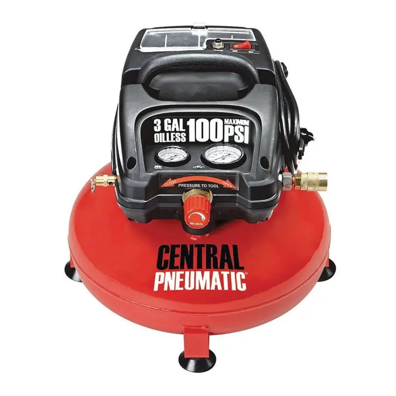 3-Gallon Oil-Free Pancake Air Compressor ¨C 100 PSI Portable Unit