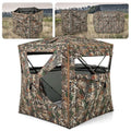 3-in-1 Adjustable Hunting Blind ¨C 360¡ã See-Through Design with Skylight &amp; Modular Setup