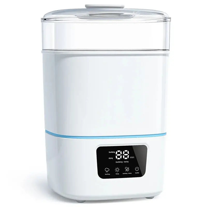 3-in-1 Baby Bottle Sterilizer &amp; Dryer with LCD Display ¨C Steam Sanitizing System for On-the-Go Parents