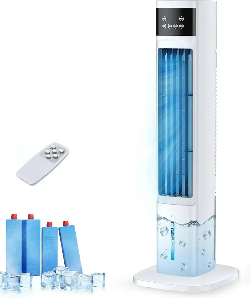 3-in-1 Portable Evaporative Cooler ¨C 4 Cooling Modes, 3 Fan Speeds, Rapid Chill Performance