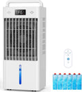 3-in-1 Portable Evaporative Cooler: Dual 90¡ã Oscillation, LED Display, Touch &amp; Remote Control, Multi-Scenario Indoor/Outdoor Use