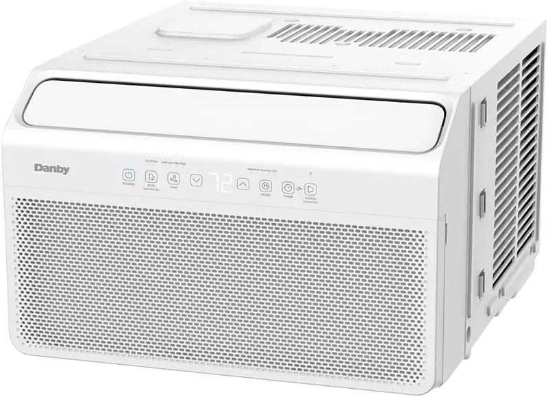 3-in-1 White Window Air Conditioner ¨C Cooling, Fan, and Dehumidifying Functions in One Compact Unit