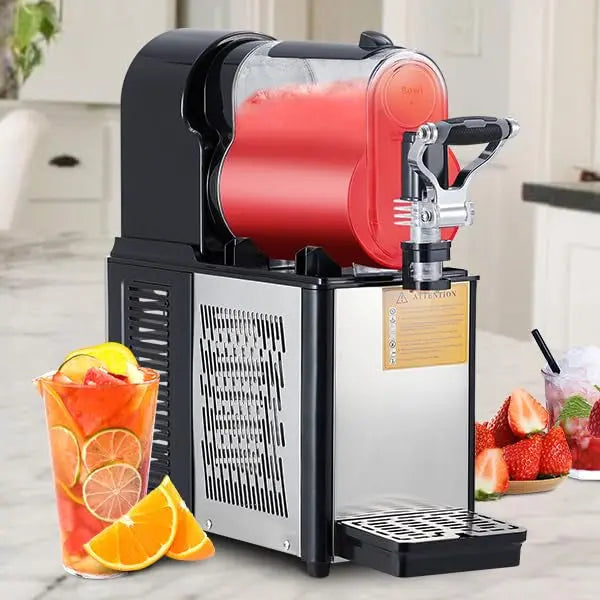 3-Liter Stainless Steel Slushie Machine ¨C Self-Cleaning Frozen Drink Maker for Home or Commercial Use