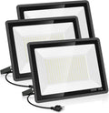 3-Pack Super-Bright 200W LED Flood Lights ¨C IP66 Waterproof Exterior Security Lighting, 22,800 Lumens, 5000K Daylight White for Yard, Garden &amp; Sports Areas