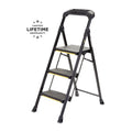 3-Step Pro-Grade Steel Step Stool, 300 Lbs. Load Capacity Type IA Duty Rating