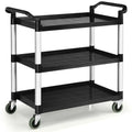 3-Tier Rolling Utility Cart ¨C Mobile Storage Organizer with Locking Casters